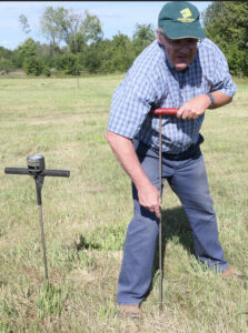 Tools and methods for Field Scouting Spring Planting Issues including compaction and root issues.